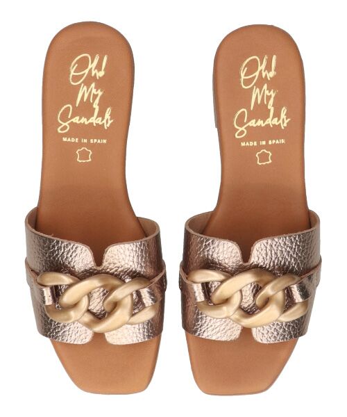 INTER-CHAUSSURES / インター ショシュール サンダル | 【Oh my Sandals】ローヒールチェーンミュールサンダル | 詳細23