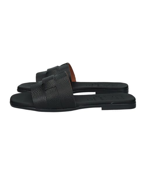 INTER-CHAUSSURES / インター ショシュール サンダル | 【Oh my Sandals】スクエアトウフラットレザーサンダル | 詳細5