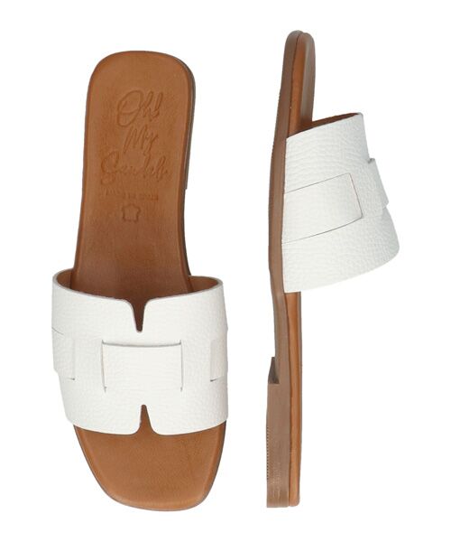 INTER-CHAUSSURES / インター ショシュール サンダル | 【Oh my Sandals】スクエアトウフラットレザーサンダル | 詳細14