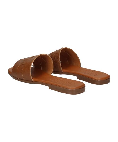 INTER-CHAUSSURES / インター ショシュール サンダル | 【Oh my Sandals】スクエアトウフラットレザーサンダル | 詳細16