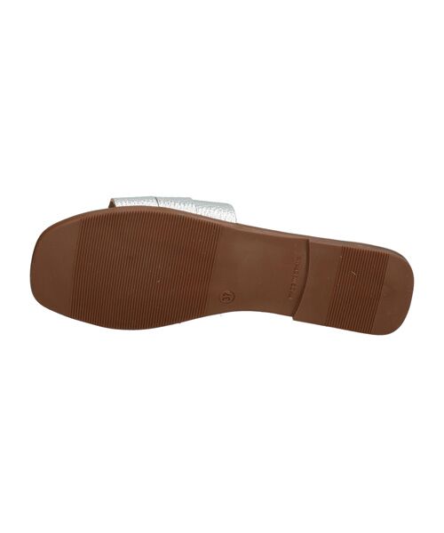 INTER-CHAUSSURES / インター ショシュール サンダル | 【Oh my Sandals】スクエアトウフラットレザーサンダル | 詳細25