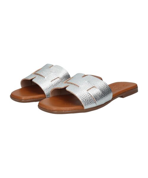 INTER-CHAUSSURES / インター ショシュール サンダル | 【Oh my Sandals】スクエアトウフラットレザーサンダル | 詳細26