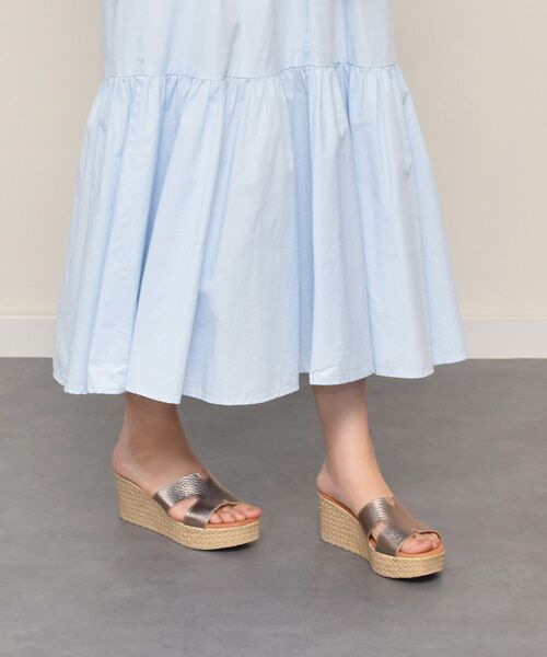 INTER-CHAUSSURES / インター ショシュール サンダル | 【Oh my Sandals】クッションインソールウェッジミュール | 詳細27