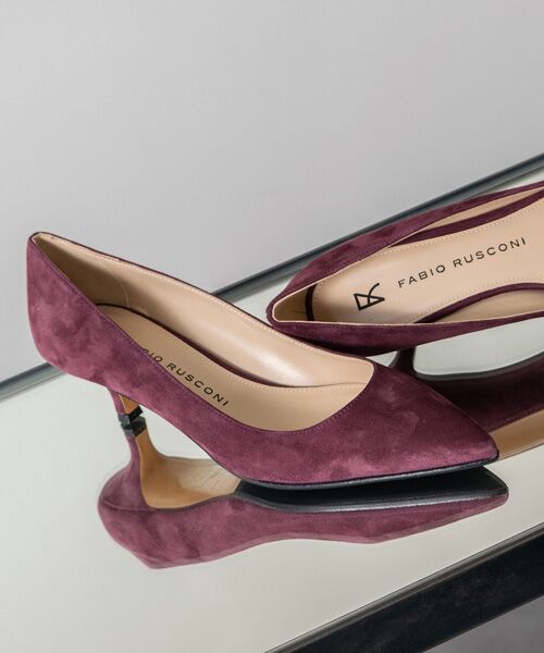 INTER-CHAUSSURES / インター ショシュール パンプス | 【FABIO RUSCONI】ポインテッドトウミドルヒールパンプス | 詳細26