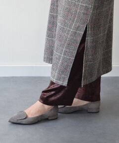【極美品】FABIO RUSCONI /25cm/グレー/スエード/フラット 極美品】FABIO RUSCONI /25cm/グレー/スエード/フラット