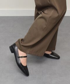 INTER-CHAUSSURES / インター ショシュール パンプス | 【FABIO RUSCONI】スクエアトウワンストラップパンプス