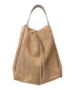 INTER-CHAUSSURES / インター ショシュール ハンドバッグ | 【CHRISTIAN VILLA】レザーハンドルメッシュバッグ