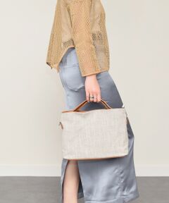 INTER-CHAUSSURES / インター ショシュール ショルダーバッグ | 【RIPANI】異素材コンビショルダーバッグ