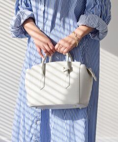 INTER-CHAUSSURES / インター ショシュール ハンドバッグ | 【CHRISTIAN VILLA】レザーミディアムハンドバッグ