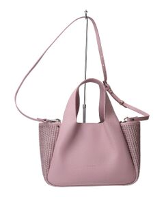 INTER-CHAUSSURES / インター ショシュール ハンドバッグ | 【RIPANI】ラフィアコンビハンドバッグ