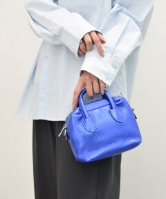 INTER-CHAUSSURES / インター ショシュール ハンドバッグ | 【RIPANI】メタリックレザースクエアミニハンドバッグ