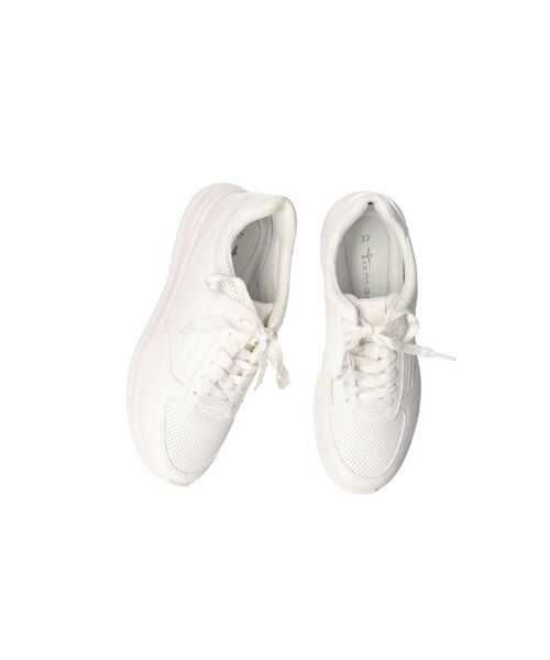 INTER-CHAUSSURES/インター ショシュール 【TAMARIS】フレキシブルスニーカー ホワイト 39 INTER-CHAUSSURES/インター ショシュール 【TAMARIS】フレキシブルスニーカー ホワイト 39