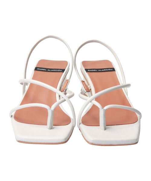 INTER-CHAUSSURES / インター ショシュール サンダル | 【ANGEL ALARCON】スクエアトウストラップトングサンダル | 詳細1