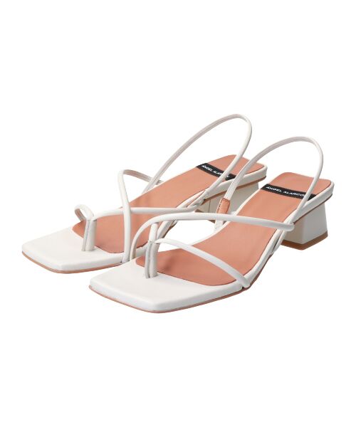 INTER-CHAUSSURES / インター ショシュール サンダル | 【ANGEL ALARCON】スクエアトウストラップトングサンダル | 詳細2