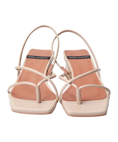 INTER-CHAUSSURES / インター ショシュール サンダル | 【ANGEL ALARCON】スクエアトウストラップトングサンダル | 詳細9