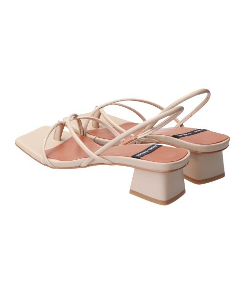 INTER-CHAUSSURES / インター ショシュール サンダル | 【ANGEL ALARCON】スクエアトウストラップトングサンダル | 詳細12