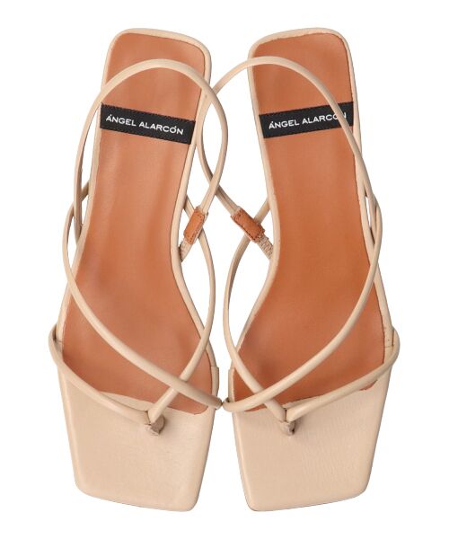 INTER-CHAUSSURES / インター ショシュール サンダル | 【ANGEL ALARCON】スクエアトウストラップトングサンダル | 詳細14