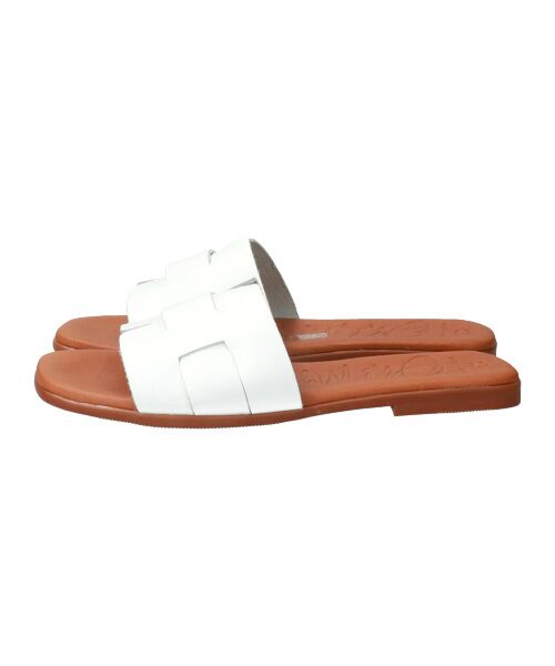 INTER-CHAUSSURES / インター ショシュール サンダル | 【Oh my Sandals】スクエアトウフラットレザーサンダル | 詳細9