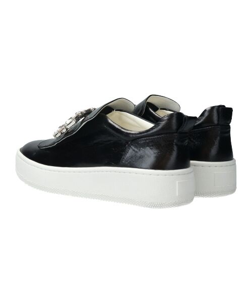 INTER-CHAUSSURES / インター ショシュール スニーカー | 【INTER-CHAUSSURES】ビジューバックルレザースリッポン | 詳細4