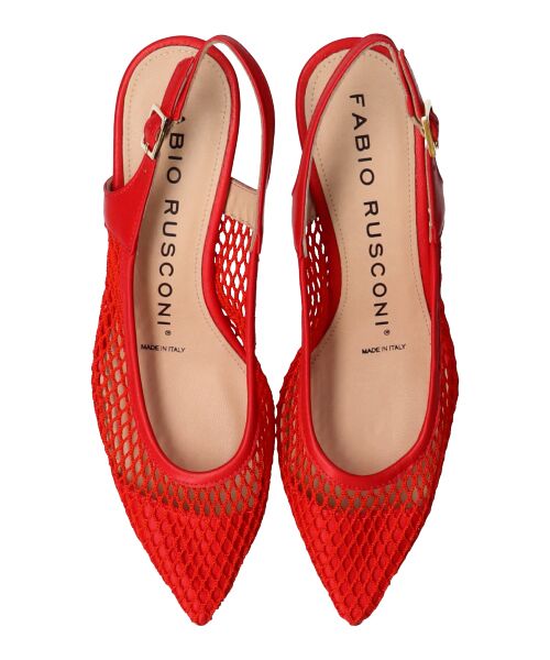 INTER-CHAUSSURES / インター ショシュール パンプス | 【FABIO RUSCONI】バックバンドネットパンプス | 詳細6