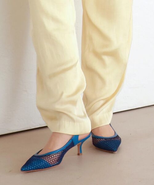 INTER-CHAUSSURES / インター ショシュール パンプス | 【FABIO RUSCONI】バックバンドネットパンプス | 詳細11