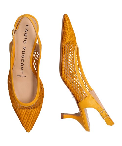 INTER-CHAUSSURES / インター ショシュール パンプス | 【FABIO RUSCONI】バックバンドネットパンプス | 詳細18