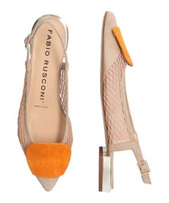 INTER-CHAUSSURES / インター ショシュール パンプス | 【FABIO RUSCONI】コンビネーションカラーバックバンド