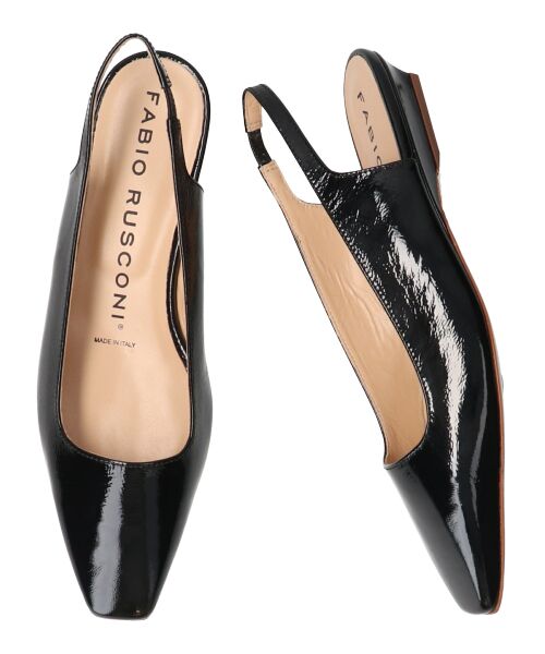 INTER-CHAUSSURES / インター ショシュール パンプス | 【FABIO RUSCONI】スクエアトウバックバンドパンプス | 詳細7