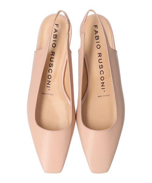 INTER-CHAUSSURES / インター ショシュール パンプス | 【FABIO RUSCONI】スクエアトウバックバンドパンプス | 詳細13