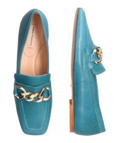 INTER-CHAUSSURES / インター ショシュール ビジネス・ドレスシューズ | 【FABIO RUSCONI】スクエアトウサケットチェーンローファー