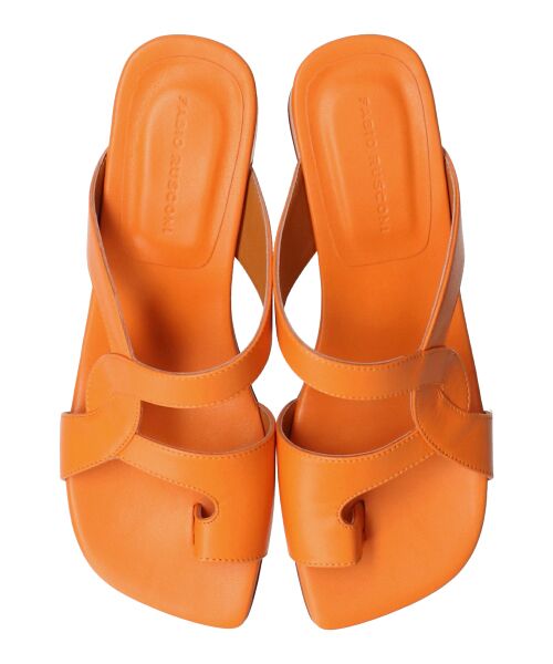 INTER-CHAUSSURES / インター ショシュール サンダル | 【FABIO RUSCONI】スクエアトウトングサンダル | 詳細13