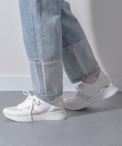 INTER-CHAUSSURES / インター ショシュール スニーカー | 【TAMARIS】4cmヒールニットスニーカー