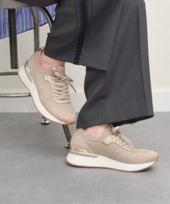 INTER-CHAUSSURES / インター ショシュール スニーカー | 【TAMARIS】4cmヒールニットスニーカー