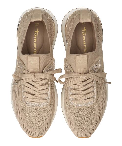 INTER-CHAUSSURES / インター ショシュール スニーカー | 【TAMARIS】4cmヒールニットスニーカー | 詳細14