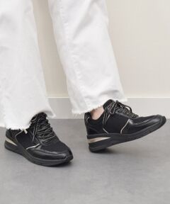 INTER-CHAUSSURES / インター ショシュール スニーカー | 【TAMARIS】サイドジップ5cmヒールスニーカー