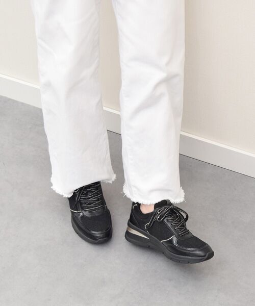 INTER-CHAUSSURES / インター ショシュール スニーカー | 【TAMARIS】サイドジップ5cmヒールスニーカー | 詳細7