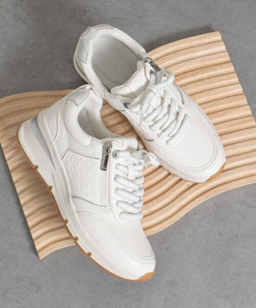 INTER-CHAUSSURES / インター ショシュール スニーカー | 【TAMARIS】サイドジップ5cmヒールスニーカー | 詳細16