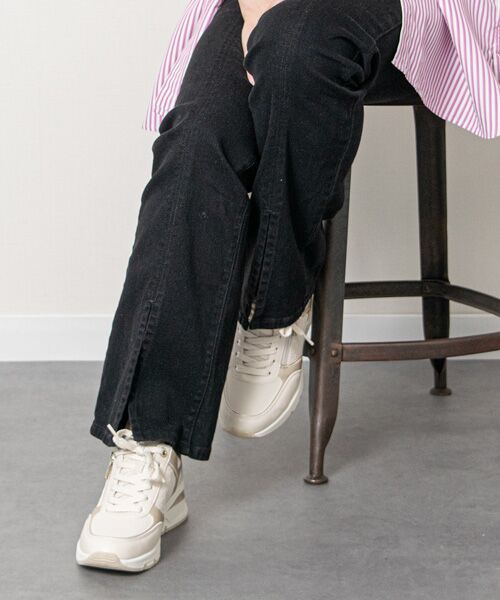 INTER-CHAUSSURES / インター ショシュール スニーカー | 【TAMARIS】サイドジップ5cmヒールスニーカー | 詳細24