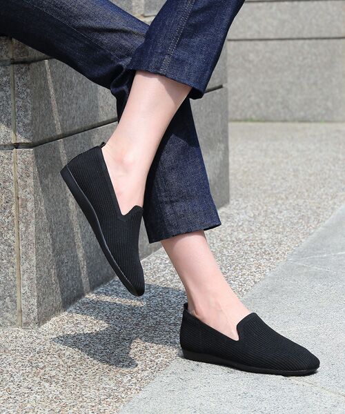 INTER-CHAUSSURES / インター ショシュール フラットシューズ | 【bussola】ニットスリッポンシューズ | 詳細10