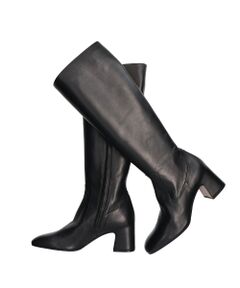 INTER-CHAUSSURES / インター ショシュール ブーツ（ロング丈） | 【mara bini】スクエアトウカバードヒールロングブーツ