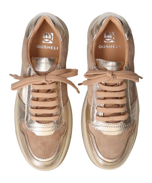 INTER-CHAUSSURES / インター ショシュール スニーカー | 【QUSHELI】異素材コンビレースアップスニーカー | 詳細22