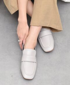 INTER-CHAUSSURES / インター ショシュール ビジネス・ドレスシューズ | 【FABIO RUSCONI】スクエアトウフラットローファー