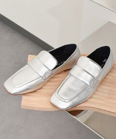 INTER-CHAUSSURES / インター ショシュール ビジネス・ドレスシューズ | 【FABIO RUSCONI】スクエアトウフラットローファー