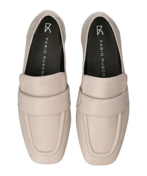 INTER-CHAUSSURES / インター ショシュール ビジネス・ドレスシューズ | 【FABIO RUSCONI】スクエアトウフラットローファー | 詳細12