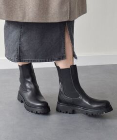 【INTER-CHAUSSURES】ラウンドトウベーシックサイドゴアブーツ