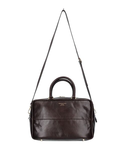 INTER-CHAUSSURES / インター ショシュール ハンドバッグ | 【CHRISTIAN VILLA】ボックスシルエットレザーハンドバッグ | 詳細22
