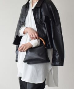 INTER-CHAUSSURES / インター ショシュール ハンドバッグ | 【LORISTELLA】バンブーハンドルレザーバッグ