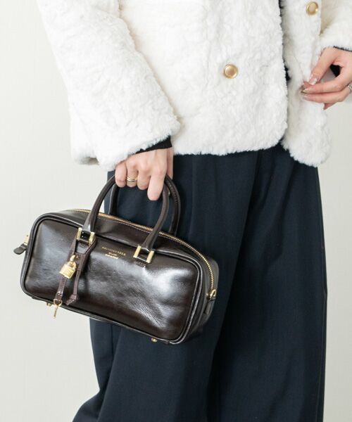 INTER-CHAUSSURES / インター ショシュール ハンドバッグ | 【CHRISTIAN VILLA】レザーハンドルハンドバッグ | 詳細25