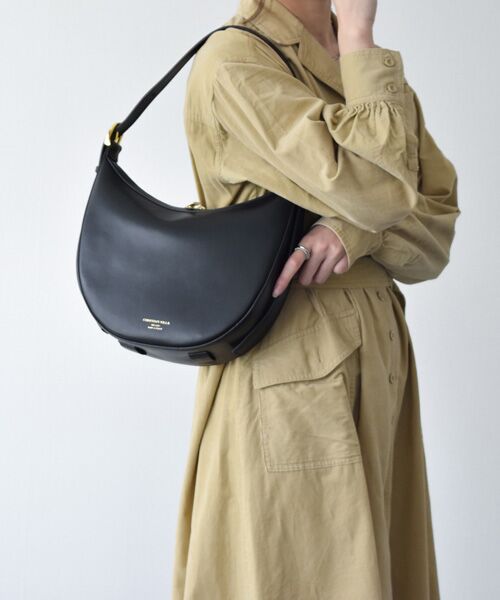 INTER-CHAUSSURES / インター ショシュール ショルダーバッグ | 【CHRISTIAN VILLA】ミディアムサイズレザーホーボーバッグ | 詳細10