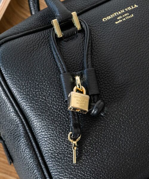 INTER-CHAUSSURES / インター ショシュール ハンドバッグ | 【CHRISTIAN VILLA】ベーシックレザーハンドバッグ | 詳細12